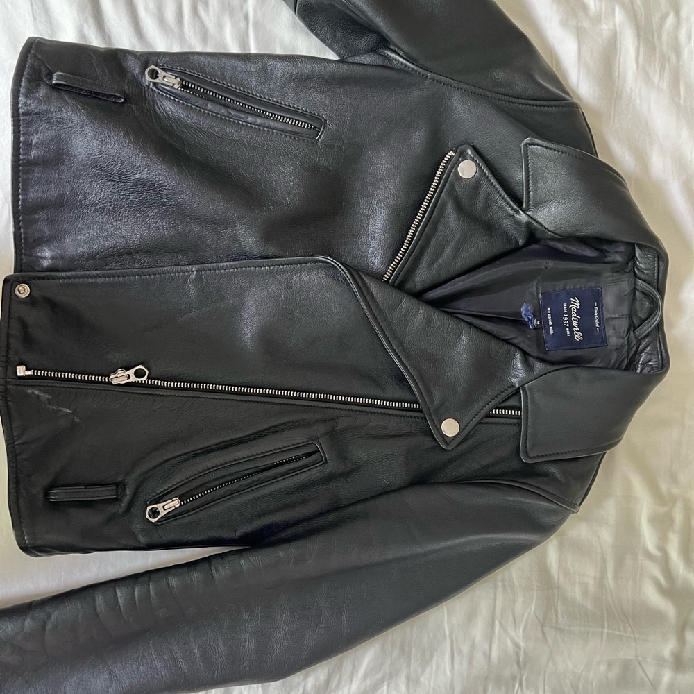 Madewell Black Leather Jacket